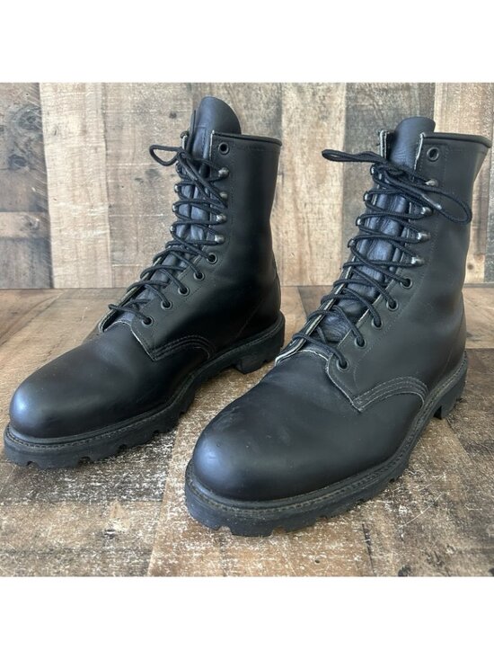 Red Wing Steel Toe Leather Lace Up Work Boots Mens 9.5 EE main image 12